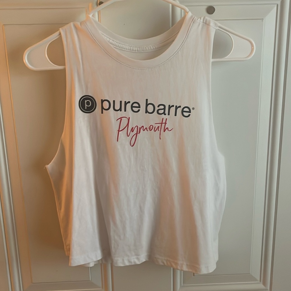 Pure Barre Location Crop Tank - Plymouth